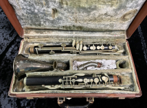 Vintage G Leblanc Paris Grenadilla Wood Eb Alto Clarinet - Serial # 4527